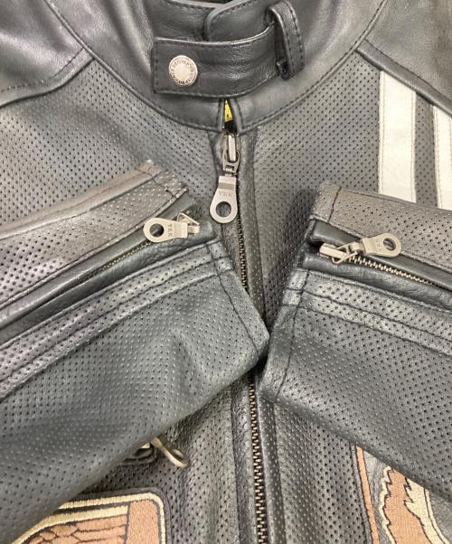 THE DEGNER CLASSIC BRAND（ザ・デグナー・クラシック・ブランド）THE DEGNER CLASSIC BRAND (ザ・デグナー・クラシック・ブランド) レザージャケット ブラック サイズ:Ｍの古着・服飾アイテム