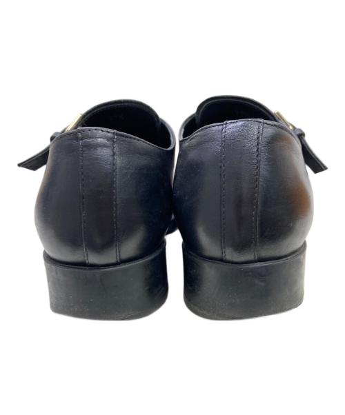 TOD'S（トッズ）TOD'S (トッズ) ダブルモンクストラップシューズ ブラック サイズ:37 1/2の古着・服飾アイテム