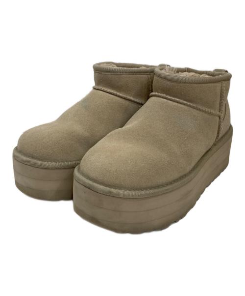 UGG（アグ）UGG (アグ) Classic Ultra Mini Platform ベージュ サイズ:24の古着・服飾アイテム
