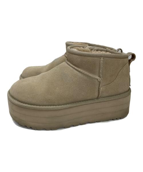 UGG（アグ）UGG (アグ) Classic Ultra Mini Platform ベージュ サイズ:24の古着・服飾アイテム