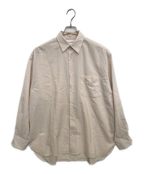 MARKAWARE（マーカウェア）MARKAWARE (マーカウェア) 長袖ウールシャツ アイボリー サイズ:１の古着・服飾アイテム