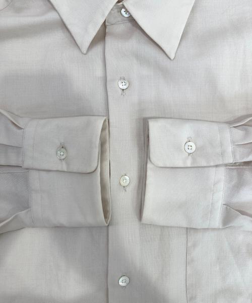 MARKAWARE（マーカウェア）MARKAWARE (マーカウェア) 長袖ウールシャツ アイボリー サイズ:１の古着・服飾アイテム