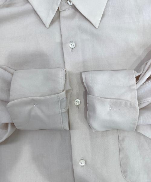 MARKAWARE（マーカウェア）MARKAWARE (マーカウェア) 長袖ウールシャツ アイボリー サイズ:１の古着・服飾アイテム