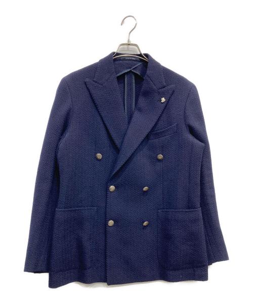 TAGLIATORE（タリアトーレ）TAGLIATORE (タリアトーレ) ダブルジャケット ネイビー サイズ:50の古着・服飾アイテム