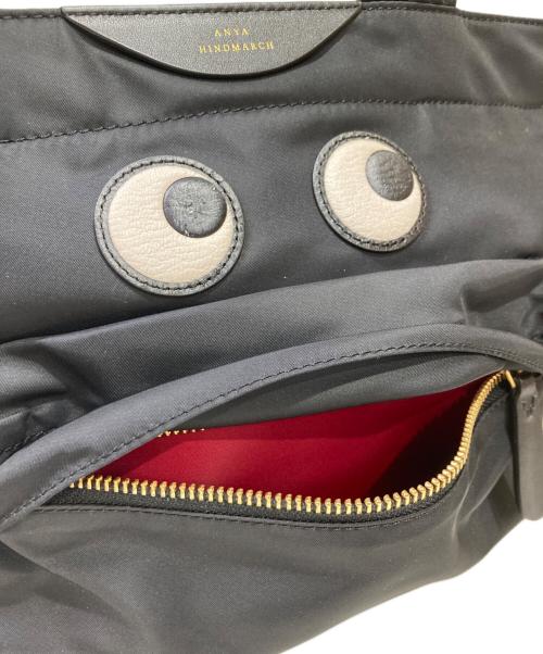 ANYA HINDMARCH（アニヤ・ハインドマーチ）ANYA HINDMARCH (アニヤ・ハインドマーチ) 2WAYショルダーバッグ ブラック サイズ:-の古着・服飾アイテム