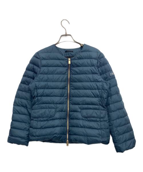 TATRAS（タトラス）TATRAS (タトラス) LOKOノーカラーライトダウンジャケット ブルー サイズ:3の古着・服飾アイテム