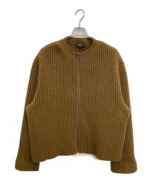 A.P.C.（アーペーセー）の古着「ドライバーズニット」｜ブラウン