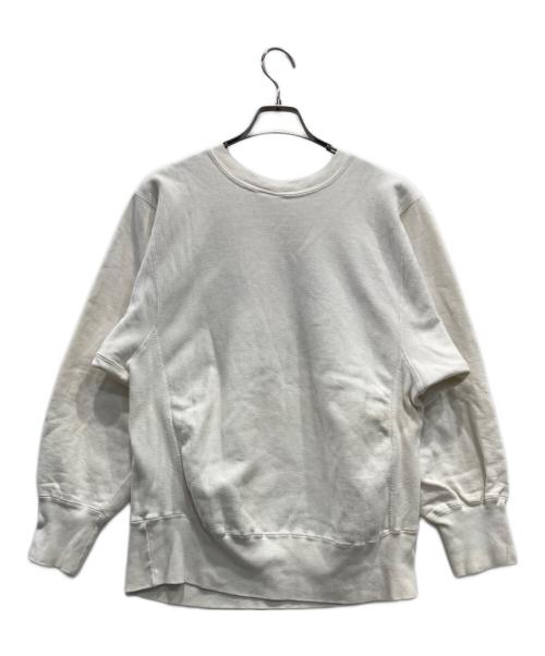 Champion REVERSE WEAVE（チャンピオン リバース ウィーブ）Champion REVERSE WEAVE (チャンピオン リバース ウィーブ) 刺繍スウェット ホワイト サイズ:Ｍの古着・服飾アイテム