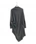 Vivienne Westwood RED LABEL (ヴィヴィアンウエストウッドレッドレーベル) 変形ニットワンピース グレー サイズ:S：10000円