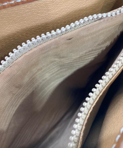 CELINE（セリーヌ）CELINE (セリーヌ) マカダム柄トートバッグ ブラウンの古着・服飾アイテム