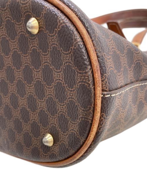 CELINE（セリーヌ）CELINE (セリーヌ) マカダム柄トートバッグ ブラウンの古着・服飾アイテム