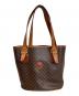 CELINE（セリーヌ）の古着「マカダム柄トートバッグ」｜ブラウン