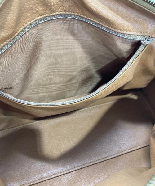 CELINE（セリーヌ）CELINE (セリーヌ) マカダム柄ミニボストンバッグ ブラウンの古着・服飾アイテム