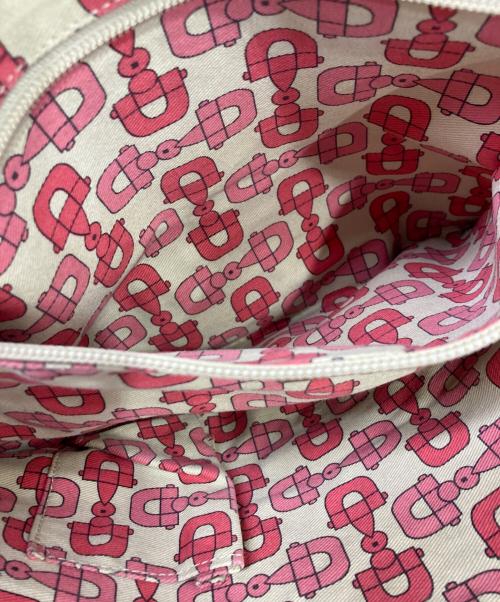 GUCCI（グッチ）GUCCI (グッチ) キャンバスショルダーバッグ ブラウンの古着・服飾アイテム