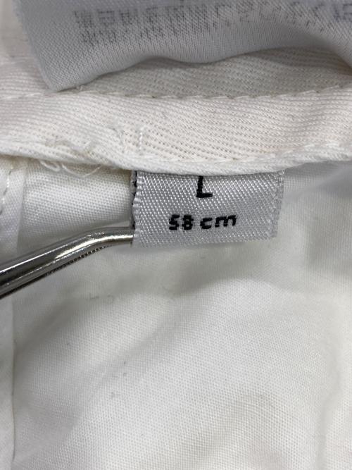 BALENCIAGA（バレンシアガ）BALENCIAGA (バレンシアガ) ロゴキャップ ホワイト サイズ:Lの古着・服飾アイテム
