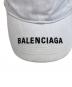 中古・古着 BALENCIAGA (バレンシアガ) ロゴキャップ ホワイト サイズ:L：10000円