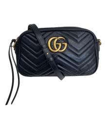 GUCCI（グッチ）の古着「GGマーモント スモール カメラバッグ」｜ブラック