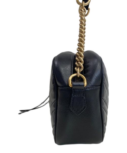 GUCCI（グッチ）GUCCI (グッチ) GGマーモント スモール カメラバッグ ブラック サイズ:-の古着・服飾アイテム