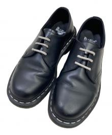 Dr.Martens（ドクターマーチン）の古着「ホワイトステッチ3ホールシューズ」｜ブラック