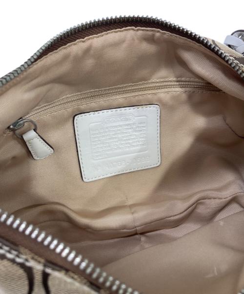 COACH（コーチ）COACH (コーチ) シグネチャーホーボーバッグ ベージュ サイズ:-の古着・服飾アイテム