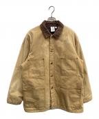 SMP CLOTHINGエスエムピークロージング）の古着「ステンシルダックジャケット」｜ベージュ