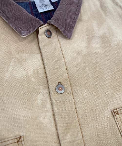 SMP CLOTHING（エスエムピークロージング）SMP CLOTHING (エスエムピークロージング) ステンシルダックジャケット ベージュ サイズ:42の古着・服飾アイテム