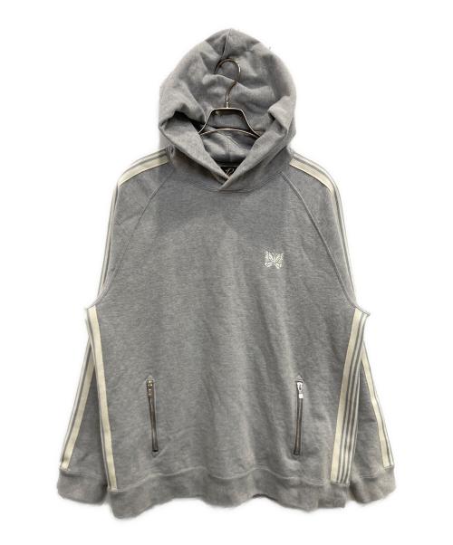 Needles（ニードルズ）Needles (ニードルズ) TRACK HOODIE グレー サイズ:Lの古着・服飾アイテム