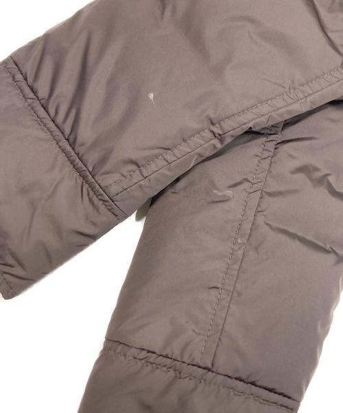 MONCLER（モンクレール）MONCLER (モンクレール) ファーダウンジャケット ブラウンの古着・服飾アイテム
