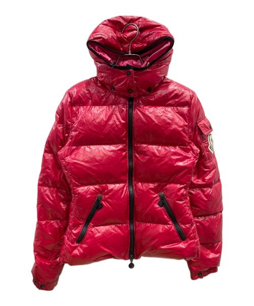 MONCLER（モンクレール）MONCLER (モンクレール) フーデッドダウンジャケット レッドの古着・服飾アイテム