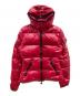 MONCLER（モンクレール）の古着「フーデッドダウンジャケット」｜レッド
