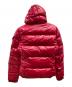 MONCLER (モンクレール) フーデッドダウンジャケット レッド：18000円