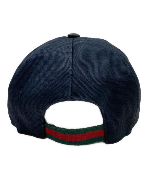 GUCCI（グッチ）GUCCI (グッチ) インターロッキングGキャップ ブラック サイズ:Sの古着・服飾アイテム