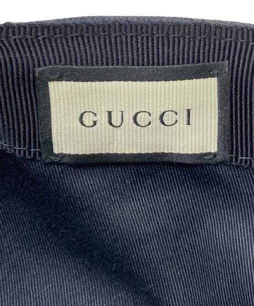 GUCCI（グッチ）GUCCI (グッチ) インターロッキングGキャップ ブラック サイズ:Sの古着・服飾アイテム