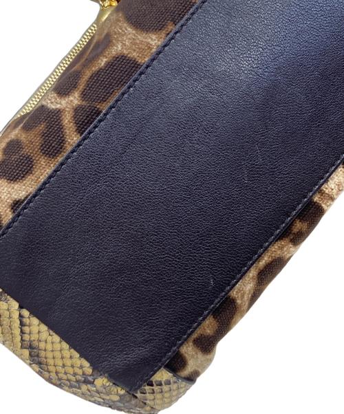 DOLCE & GABBANA（ドルチェ＆ガッバーナ）DOLCE & GABBANA (ドルチェ＆ガッバーナ) レオパードパイソン柄ハンドバッグ ベージュ サイズ:-の古着・服飾アイテム