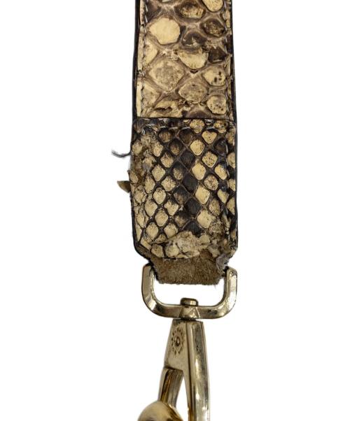 DOLCE & GABBANA（ドルチェ＆ガッバーナ）DOLCE & GABBANA (ドルチェ＆ガッバーナ) レオパードパイソン柄ハンドバッグ ベージュ サイズ:-の古着・服飾アイテム