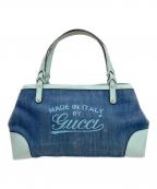 GUCCIグッチ）の古着「デニムトートバッグ」｜インディゴ