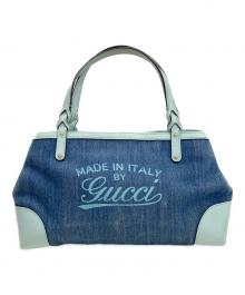 GUCCI（グッチ）の古着「デニムトートバッグ」｜インディゴ
