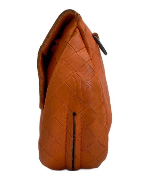 BOTTEGA VENETA（ボッテガベネタ）BOTTEGA VENETA (ボッテガベネタ) イントレッチオミラージュショルダーバッグ オレンジ サイズ:-の古着・服飾アイテム