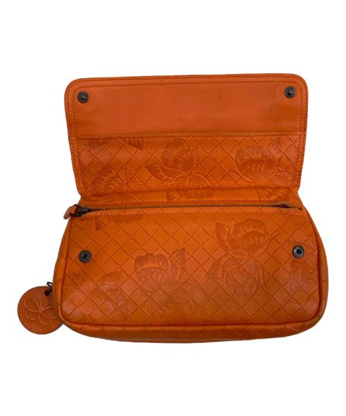 BOTTEGA VENETA（ボッテガベネタ）BOTTEGA VENETA (ボッテガベネタ) イントレッチオミラージュショルダーバッグ オレンジ サイズ:-の古着・服飾アイテム