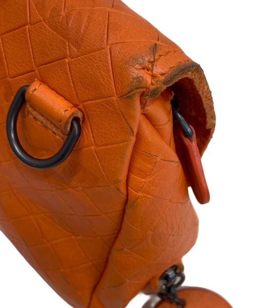 BOTTEGA VENETA（ボッテガベネタ）BOTTEGA VENETA (ボッテガベネタ) イントレッチオミラージュショルダーバッグ オレンジ サイズ:-の古着・服飾アイテム