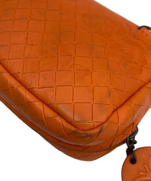 BOTTEGA VENETA（ボッテガベネタ）BOTTEGA VENETA (ボッテガベネタ) イントレッチオミラージュショルダーバッグ オレンジ サイズ:-の古着・服飾アイテム