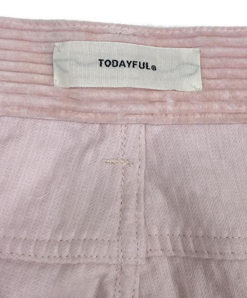 TODAYFUL（トゥデイフル）TODAYFUL (トゥデイフル) Chunky Corduroy Pants ピンク サイズ:36の古着・服飾アイテム