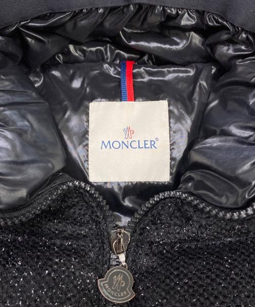 MONCLER（モンクレール）MONCLER (モンクレール) ダウンジャケット ブラックの古着・服飾アイテム