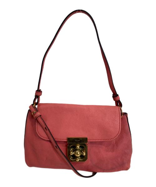 Chloe（クロエ）Chloe (クロエ) Elsieショルダーバッグ ピンクの古着・服飾アイテム