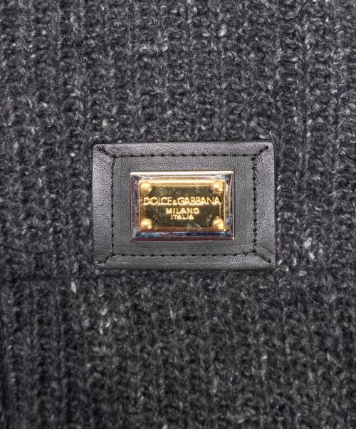 DOLCE & GABBANA（ドルチェ＆ガッバーナ）DOLCE & GABBANA (ドルチェ＆ガッバーナ) ニットジャケット グレー サイズ:44の古着・服飾アイテム