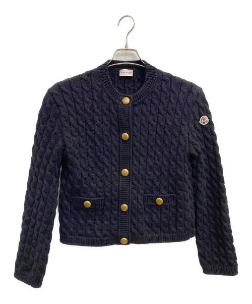 MONCLER（モンクレール）MONCLER (モンクレール) 金釦カーディガン ネイビー サイズ:Lの古着・服飾アイテム