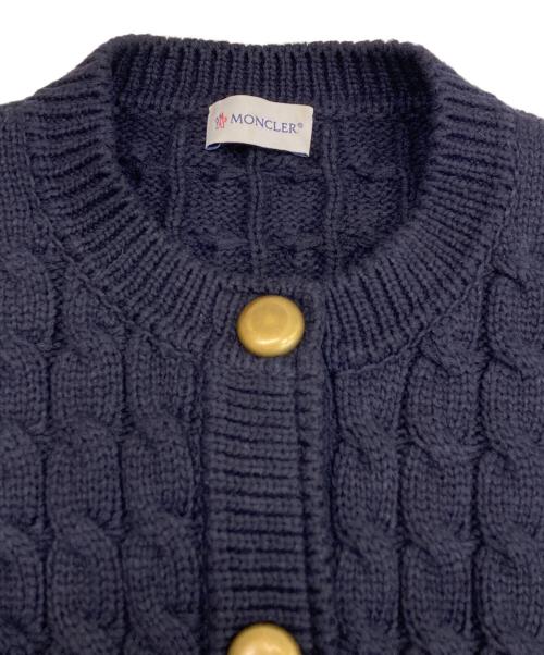 MONCLER（モンクレール）MONCLER (モンクレール) 金釦カーディガン ネイビー サイズ:Lの古着・服飾アイテム