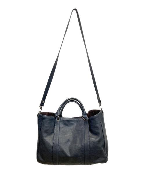 LONGCHAMP（ロンシャン）LONGCHAMP (ロンシャン) レザー2WAYバッグ ネイビー サイズ:-の古着・服飾アイテム