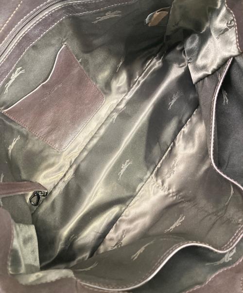 LONGCHAMP（ロンシャン）LONGCHAMP (ロンシャン) レザー2WAYバッグ ネイビー サイズ:-の古着・服飾アイテム