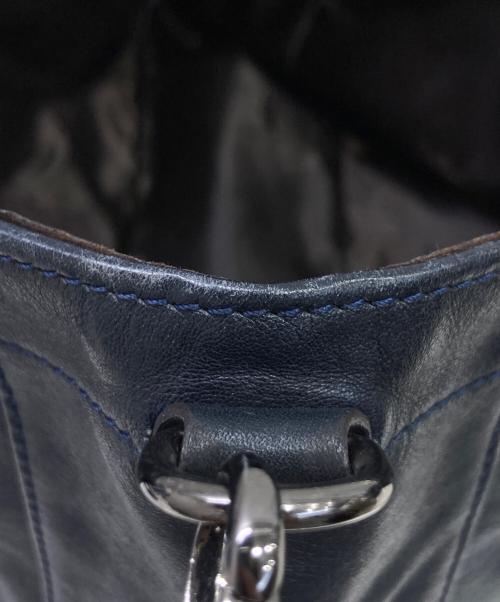 LONGCHAMP（ロンシャン）LONGCHAMP (ロンシャン) レザー2WAYバッグ ネイビー サイズ:-の古着・服飾アイテム